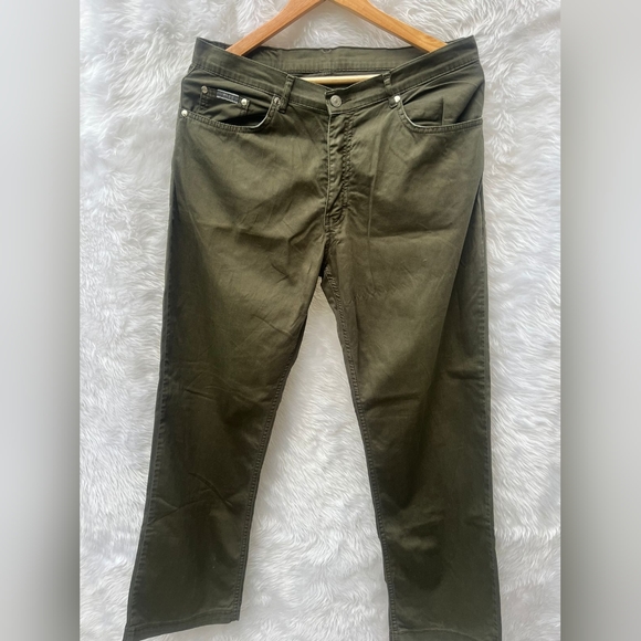 Hugo Boss Olive Green Chinos/ Trousers - Picture 6 of 14